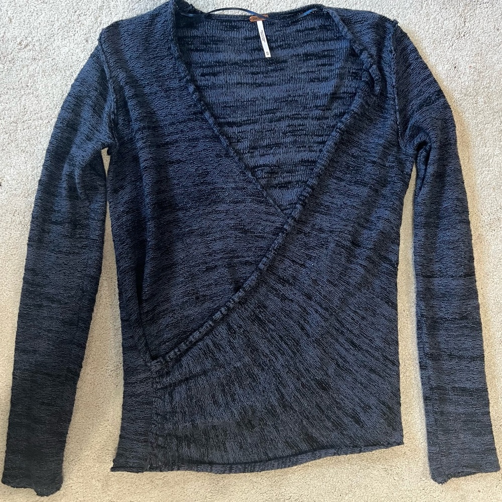 Free People cross breast top size XS
